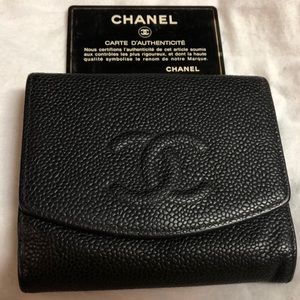 Chanel Compact Wallet Used